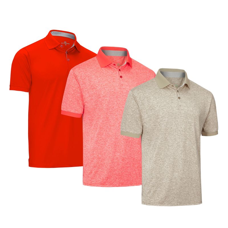 Mio Marino - Designer Golf Polo Shirt - 3 Pack, 1 of 9