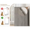 41.5" Tall Ash Grey Wooden Freestanding 4-Drawer Vertical Dresser ¨C Storage Cabinet & Closet Chest for Bedroom, Living Room, Hallway, Entryway - 3 of 4