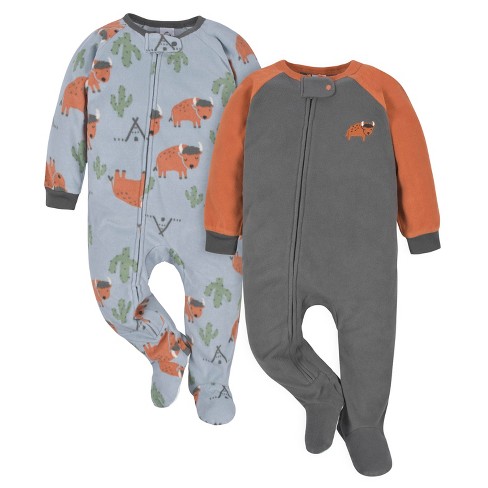 Gerber fleece pajamas hot sale