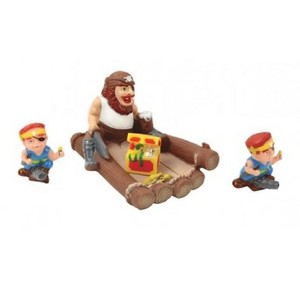 Playmaker Toys Rubber Pirate Family Set of 4 Baby Bath Toys - 1 of 1