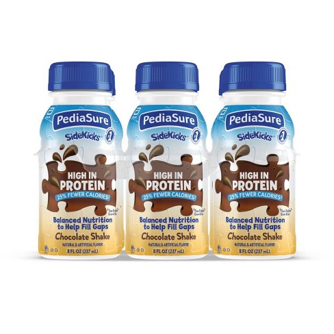 PediaSure SideKicks High Protein Nutrition Shake Chocolate - 6 ct/48 fl oz - image 1 of 4