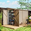 Outsunny Metal Garden Storage Shed Tool House with Sliding Door Spacious Layout & Durable Construction for Backyard, Patio, Lawn - 3 of 4