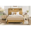 Full XL Bed Frame with Storage Headboard and Built-in Charging Station for Bedroom - 4 of 4