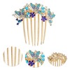 Unique Bargains Women's Portable Butterfly Rhinestones Side Comb 1 Pc - 3 of 4