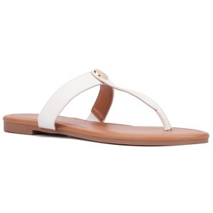 New York & Company Women's Adonia Flat Sandal - 1 of 4