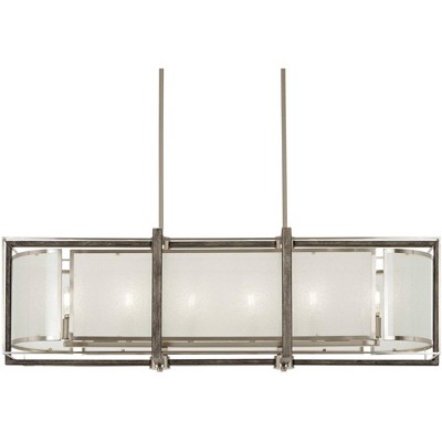 Minka Lavery Tyson's Gate 42" Wide Nickel Kitchen Island Light Pendant