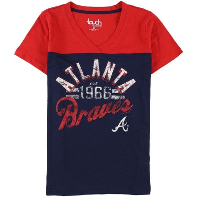 Touch by G-III Womens Atlanta Braves Embellished T-Shirt