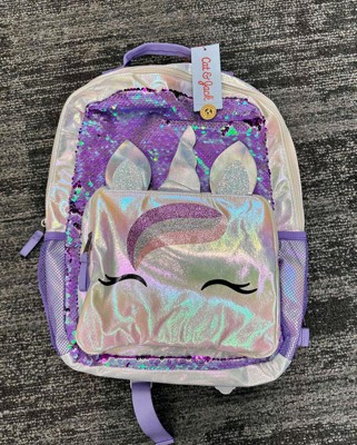 Cat & Jack Classic Kids' 17 Backpack Unicorn - Pink W/Unicorn Plush  Keychain