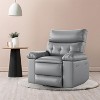 Acekool Power Recliner Chair with Heat & Massage, Swivel Rocker, USB Port, Cup Holders, Side Pockets, Extra-Wide Seat, Living Room - 4 of 4
