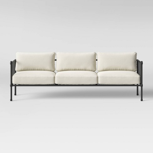 Fernhill Metal Patio Sofa Linen Threshold Target