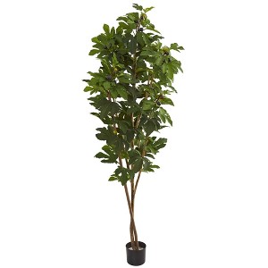 Nearly Natural 81-in Fig Artificial Tree - 1 of 1