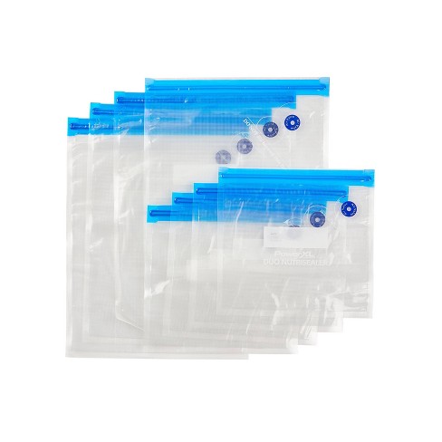 20 Vacuum Sealer Bags ? Compression Bags For Travel Clothes And Blanket  Storage ? Airtight Space Saver Bags In 4 Sizes And Pump By Home-complete :  Target