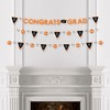 Big Dot of Happiness Orange Grad - Best is Yet to Come -  Grad Party Letter Banner Decor - 36 Banner Cutouts and Congrats Grad Banner Letters - 3 of 4