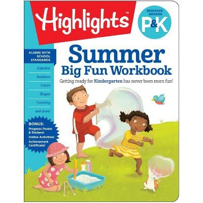 Summer Big Fun Workbook Bridging Grades P & K : Bridging Grades P & K - by HL (Paperback)