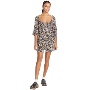 Volcom Womens J'Taime Floral Mini Dress - 1 of 1