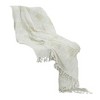 HomeRoots Natural Woven Cotton Throw Blanket - 4 of 4