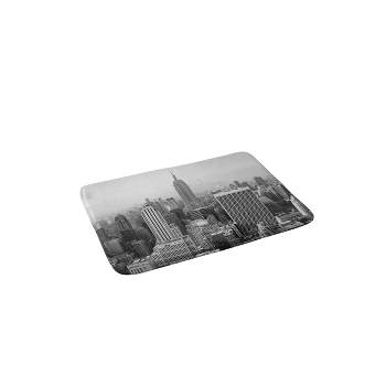 Bethany Young Photography In a New York State of Mind Memory Foam Bath Mat Black/White - Deny Designs