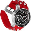 Invicta 34009 Men's Pro Diver Chronograph Silver, Red Strap Watch - 2 of 3