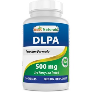 Best Naturals DLPA 500 mg 120 Tablets - 1 of 4