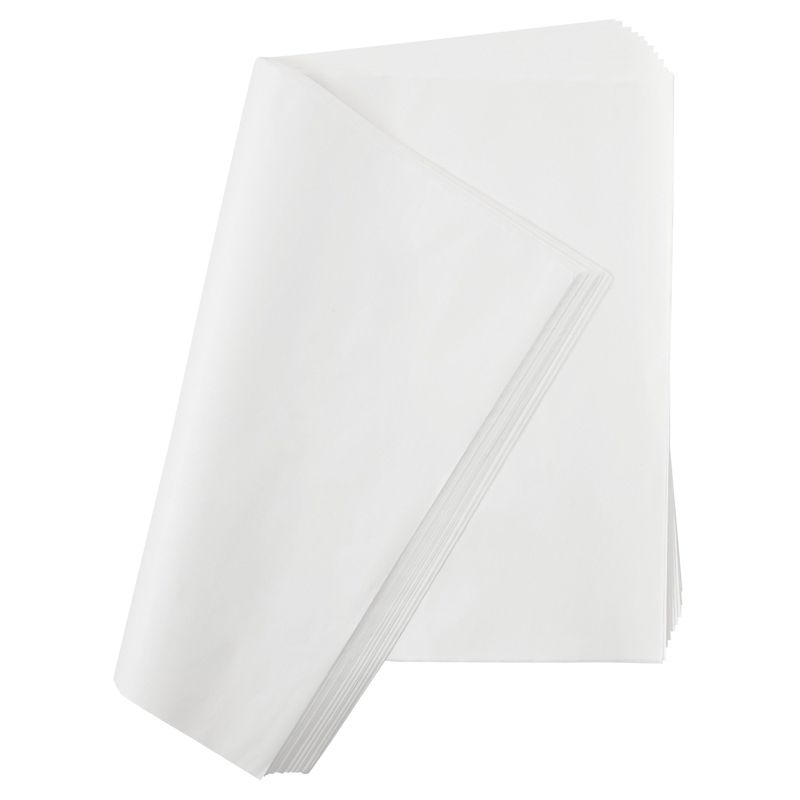 Juvale 160 Sheets White Tissue Paper for Gift Wrap, Gift Bags, 15 x 20 in, 1 of 9