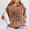 Simply Sage Market Women's Lightweight Garment Dyed Graphic Sweatshirt All Is Bright Pinecone - 2 of 4