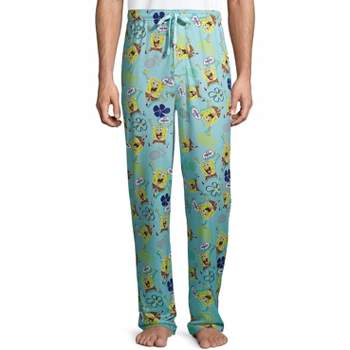 the Simpsons The Simpsons Mens Yellow Jogger Style Sleep Pants Pajama  Bottoms