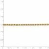 Black Bow Jewelry 2.75mm 14k Yellow Gold, Solid Diamond Cut Rope Chain Bracelet - 4 of 4