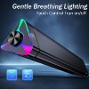 Computer Speakers for Desktop,PC Speakers with Single USB for Power and Stereo Sound,Touch Lights Gaming Speakers Sound bar - 3 of 4