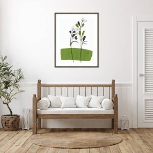 Amanti Art Little Herb I by Asia Jensen Wood Framed Wall Art Print - 1 of 4