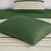Sapphtopaz 7 Pcs Faux Suede Comforter Set Transitional Bedding Set Embroidery Details Reversible Quilt Set, Machine Washable - 2 of 4