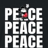 Women's - Disney - Mickey Peace Cropped Graphic T-Shirt - 2 of 4