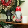 Northlight Nordic Gnome with Burlap Sack Christmas Figure - 25" - Red and Gray - 3 of 3