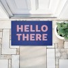 Stupell Industries Hello There Minimal Greeting Printed Outdoor Door Mat, design by Angela Nickeas, 18"x30" - 4 of 4