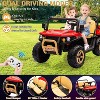 24V Kids Electric Car - 4x35W Motors Power, 24V 7AH Battery, 2-5MPH Speeds, Automatic Truck Bed, Parent Remote, Music Player - 3 of 4