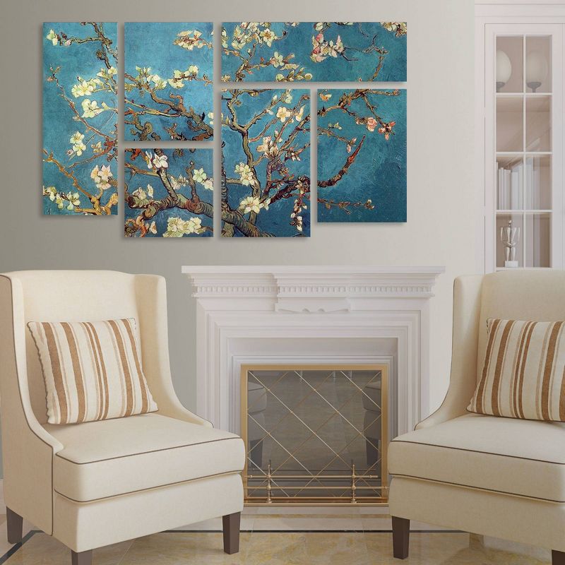 6pc Almond Blossoms by Vincent van Gogh - Trademark Fine Art, 4 of 6