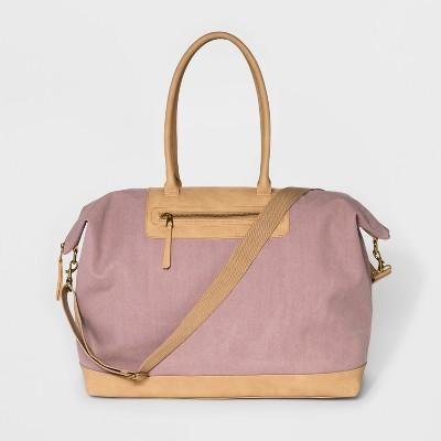 Large Canvas Weekender Bag – Universal Thread™ Blush – Target Inventory ...