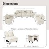 Captiva Designs Cloud Modular 3-Piece Sectional Sofa Set, 5-Seater Deep Seat Couch for Living Room - 3 of 4