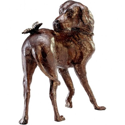 Cyan Design - Dog And Butterfly - 9 Inches Wide By 9 Inches High