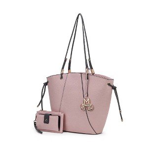 MKF Collection Liv Vegan Leather Women’s Tote Handbag with Matching Wallet by Mia K - 1 of 4