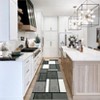 Machine Washable Runner Rug Geometric Print Distressed Carpet with Anti Slip Backing Ultra-Thin Lightweight Accent Rug Low Pile Foldable Runner - 4 of 4