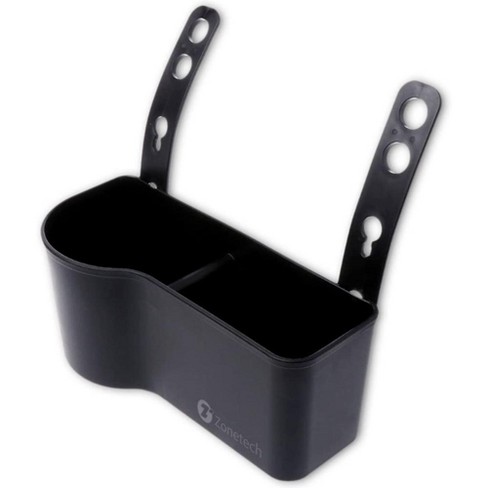 Zone Tech Car Cup Holder Swivel Tray and Storage Bin