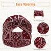 Unique Bargains Women's Yoga Elastic Headbands 7.09" Wide Multicolor 6 Pcs - 4 of 4