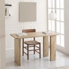 MH London Mia 56" Solid Wood Writing Desk - 2 of 4