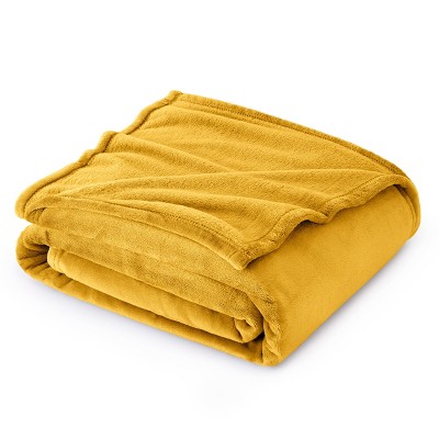 Bedsure | Flannel Blanket Solid 300GSM Soft Fuzzy Plush  Bed Blanket