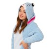 Seven Times Six Disney Winnie The Pooh Adult Eeyore Fleece Cosplay Costume Union Suit Pajama Blue - 3 of 4