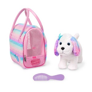 Pucci Pups Plush with Purse Rainbow Glam Bag & Maltese Pup - 1 of 4