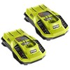 Ryobi 18 Volt P117 Dual-chemistry Lithium Ion Charger (2 Pack) # 140173004-2PK - 3 of 4