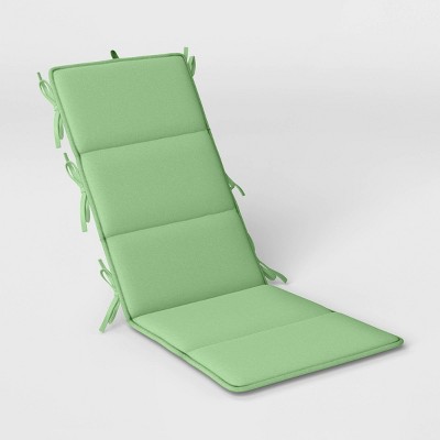 17.5"x50" Solid Adirondack Outdoor Chair Cushion Sage Green - Room Essentials™