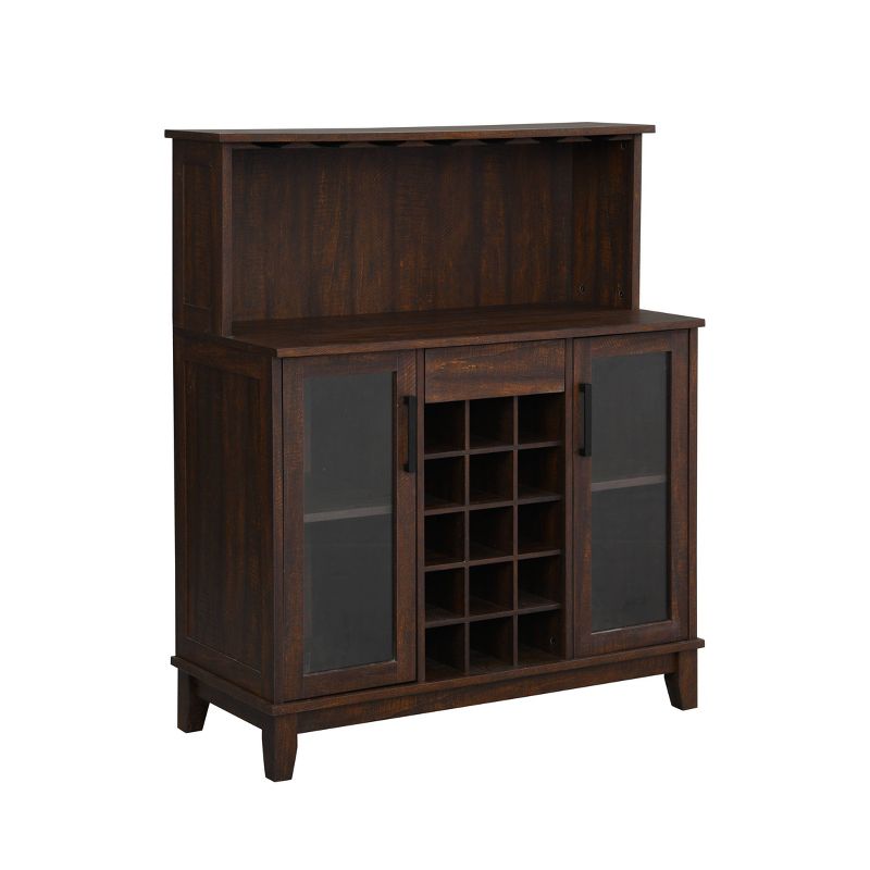 Wine Bar Cabinet with Glass Doors - Home Source, 1 of 9