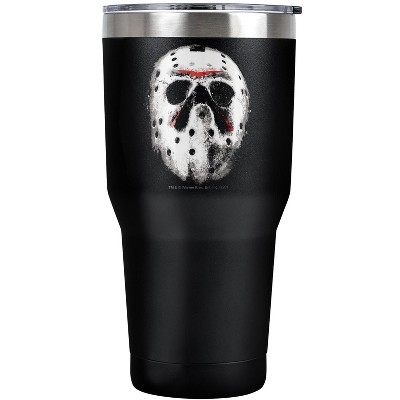 Friday The 13th Jason Mask Steel Tumbler 30oz Coffee Travel Mug